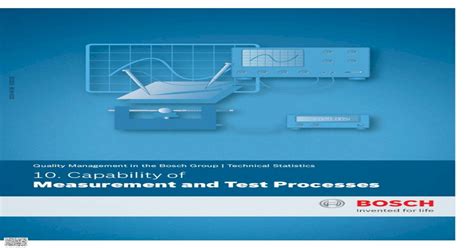 Booklet No. 10 Capability of Measurement and Test 